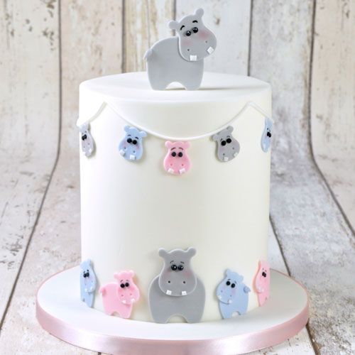 Fmm Ausstecher Nilpferd 4 Teilig