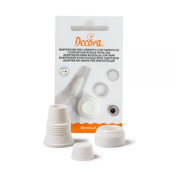 Adabter für Spritztüllen mit Deckel