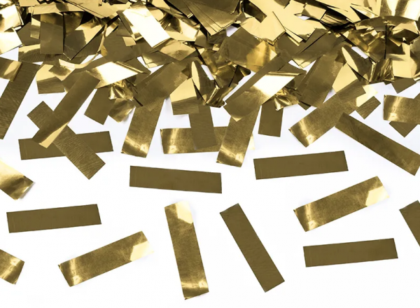Konfettikanone - Folie - Gold - 40cm