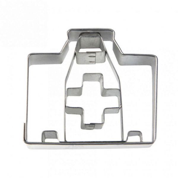 Ausstecher mit Prägung - Edelstahl - Arztkoffer - 5.5cm