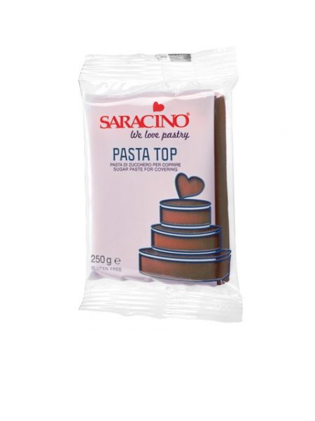 Saracino - Fondant - Pasta Top - Braun - 250g
