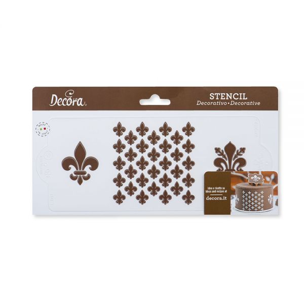 Schablone - Stencil - Barock - 25cmx10cm