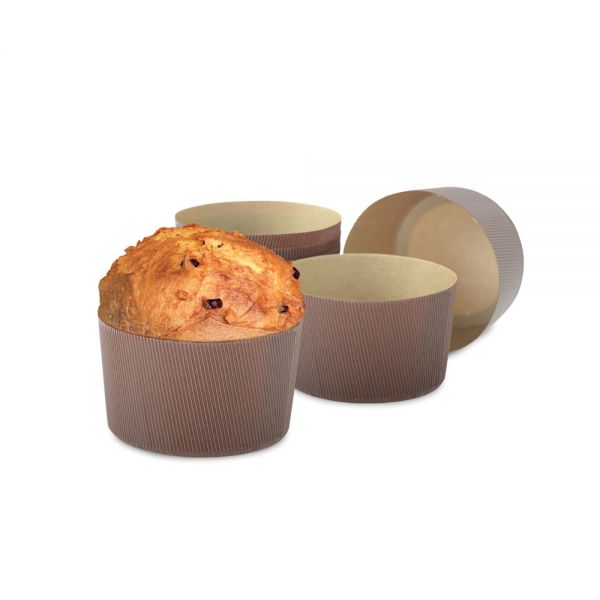 Papierbackform - Panettone - 5 Stück - Ø15 x h11cm - 750g