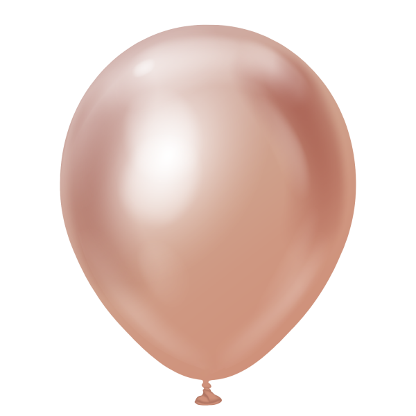 Profi Latexballon - Chrome Rosegold - 45cm