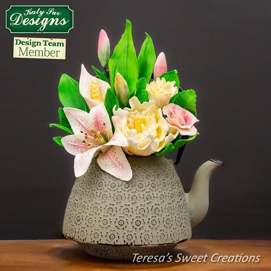 KatySue - Silikonform - Calla - Lilie - Tulpenblatt Veiner