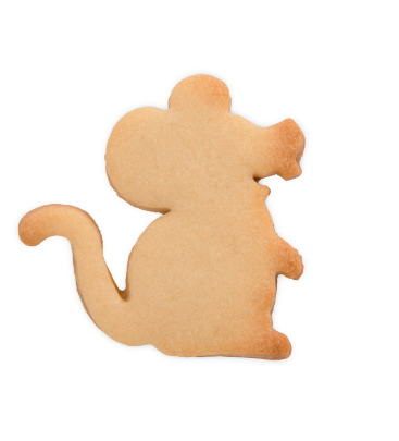 Ausstecher - Edelstahl - Maus - 5.5cm