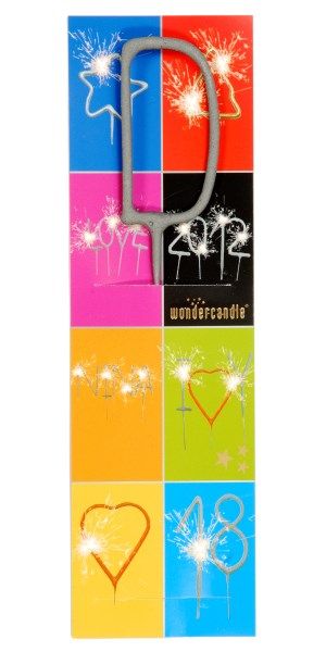 Wunderkerze - Buchstabe - D