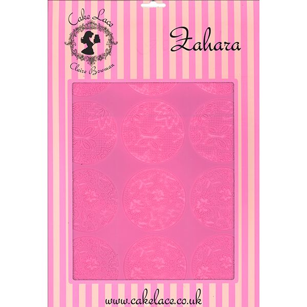 Cake Lace Silikonmatte für Essbare Tortenspitze "Zahara"