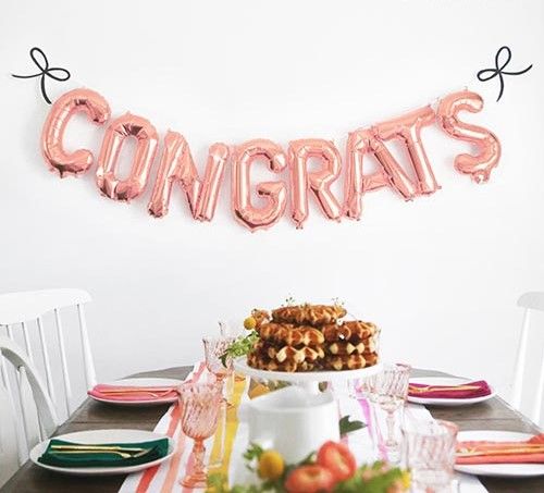 Folienballon - "G" - Rosegold - 41cm