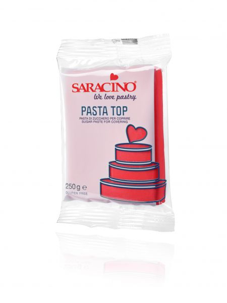 Saracino - Fondant - Pasta Top - Rot - 250g
