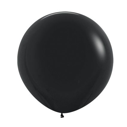 Profi Latexballon / Standart schwarz - 60cm