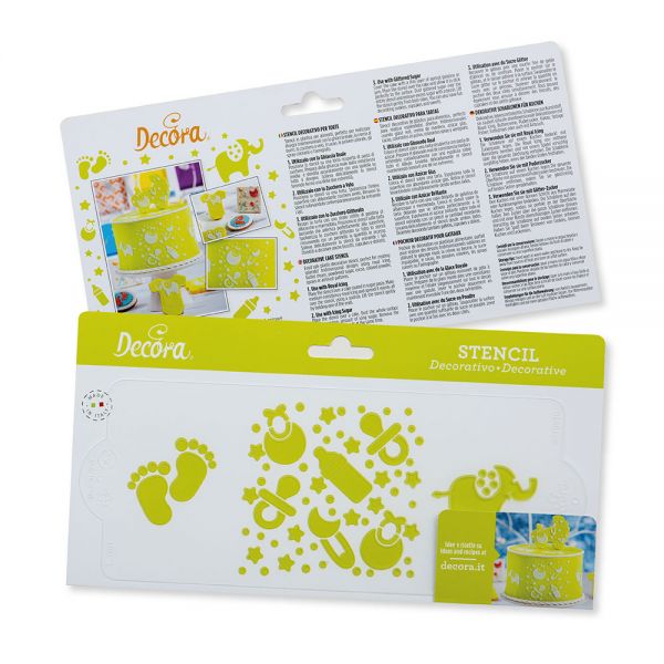 Schablone - Stencil - Baby - 25cmx10cm