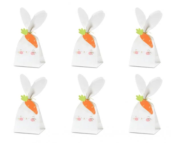 Ostern - Tüten - Papier Hasen Set - 6 Stück - 22.5cm - DIY