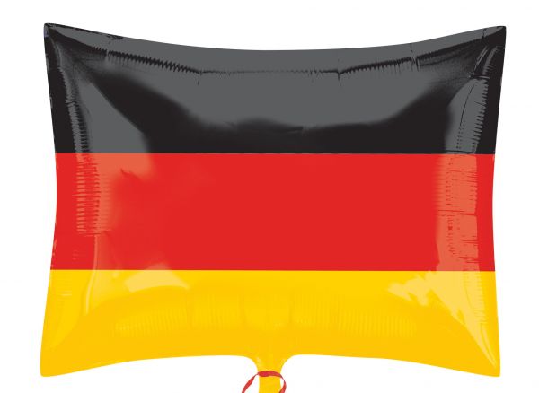 Folienballon - EM / WM Deutschland - Flagge - 46cm