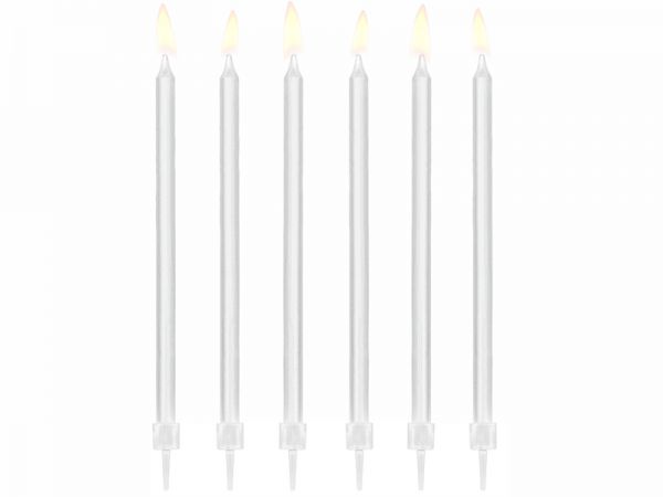 Kerzen - Weiß - 14cm - 12 Stück