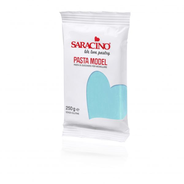 Saracino - Modellierpaste - Pasta Model - Baby Blau - 250g
