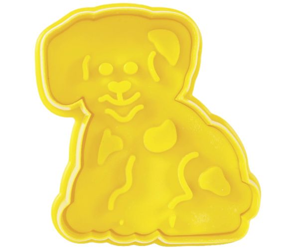 Ausstecher mit Auswurf - Kunststoff - Hund - 7cm
