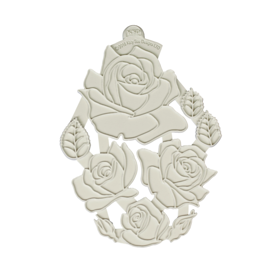 KatySue - Silikonform - Rosen - Kuchenprägung