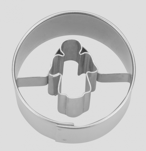 Städter - Ausstecher - Engel in Ring mini - Edelstahl - 3cm