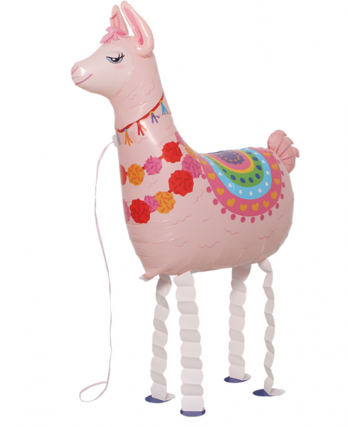 Folienballon - Walking Balloon - Lama - 90cm