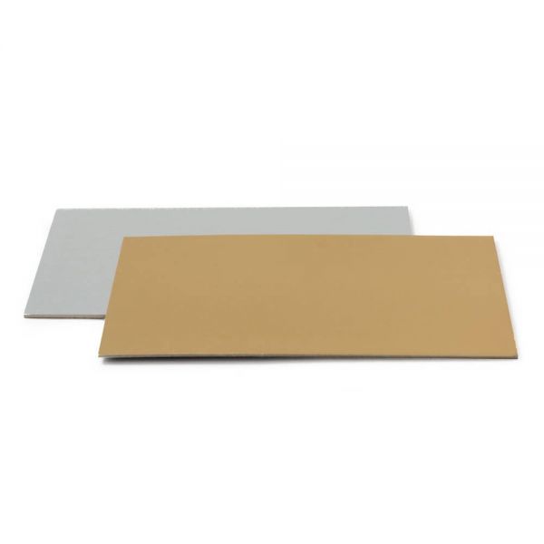 Cakeboard / Tortenplatte - Silber / Gold - 40 x 60 cm - 2mm