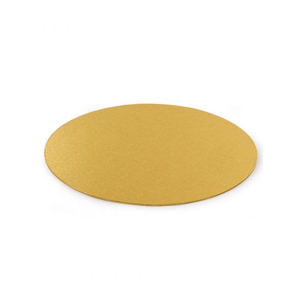 Cakeboard/Tortenplatte - gold - Rund - 25cm - 4mm dick