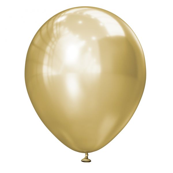 Profi Latexballon / Chrome Gold - 30cm