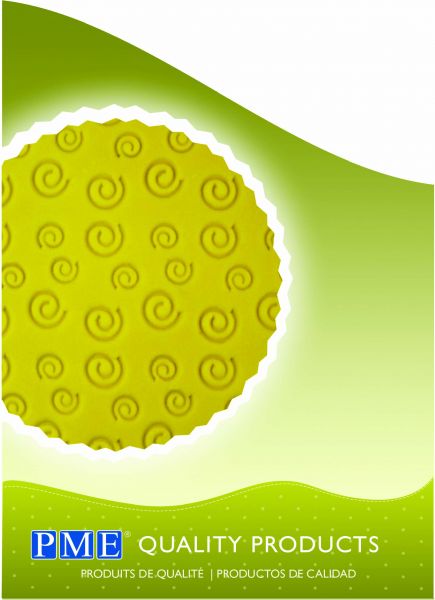 PME Impression Mat Swirl / Prägematte Wirbel