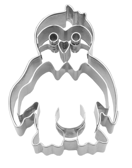 Ausstecher mit Prägung - Pinguin - 5.5cm