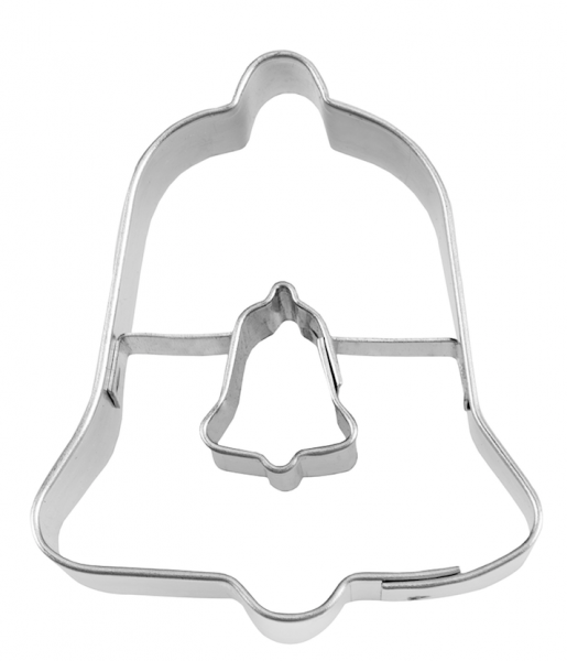 Ausstecher - Edelstahl - Glocke in Glocke - 5cm