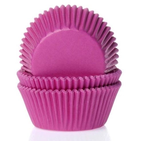 House of Marie - Cupcake/Muffin Förmchen - Pink - 50 Stück