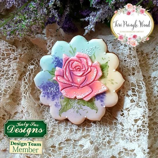 KatySue - Silikonform - Rosen - Kuchenprägung