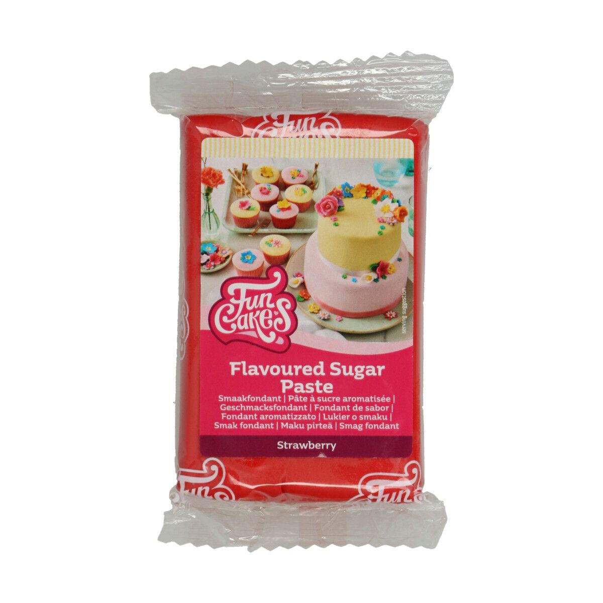FunCakes Rollfondant mit Geschmack - Erdbeere - 250g | Fondant mit ...