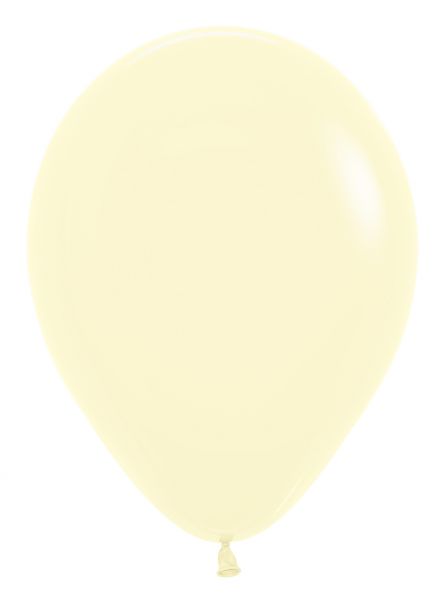 Profi-Latexballon - Pastel Matt Gelb - 30cm