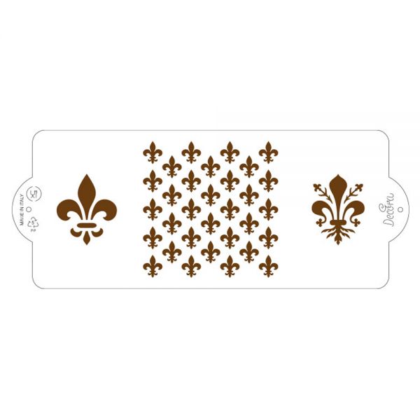 Schablone - Stencil - Barock - 25cmx10cm