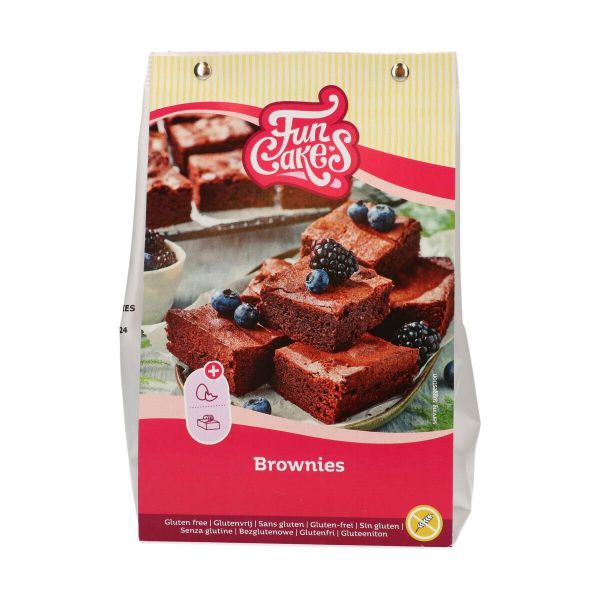 FunCakes Backmischung Brownies Glutenfrei 500g
