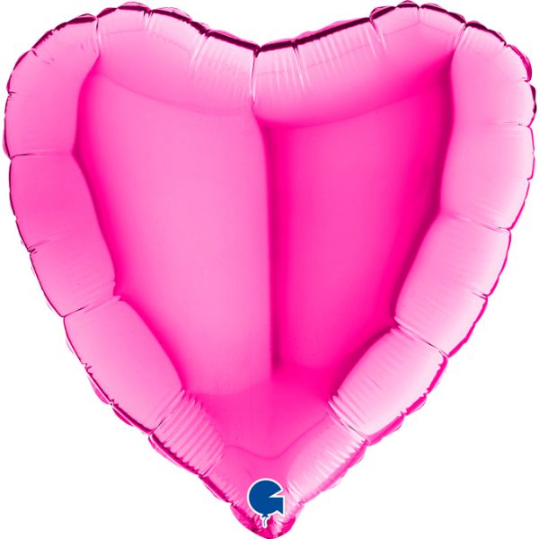 Folienballon Herz Pink 90cm