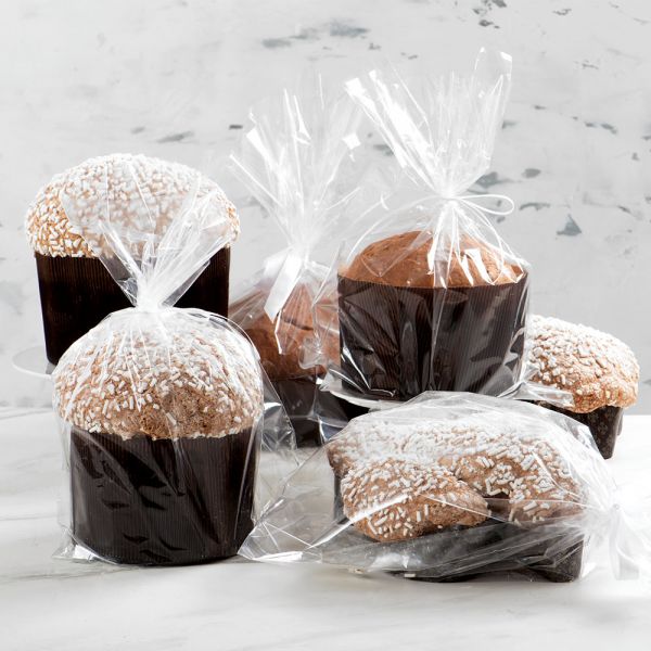 Panettone/Süssigkeiten Lebensmittelbeutel- 5Stück - 25x h34cm