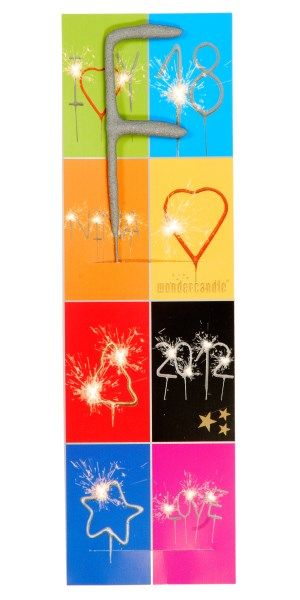 Wunderkerze - Buchstabe - F