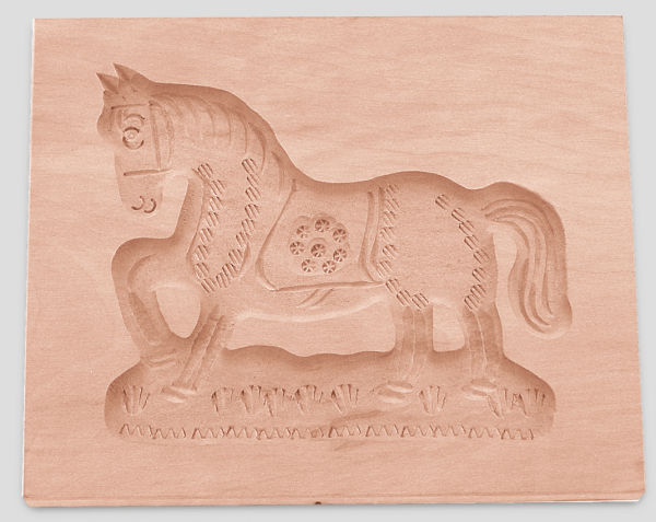Städter - Spekulatiusmodel - Pferd - Birnbaum - 16x13cm