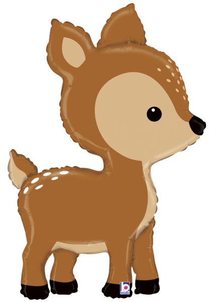 Folienballon- Wald- Reh/Hirsch- 66cm