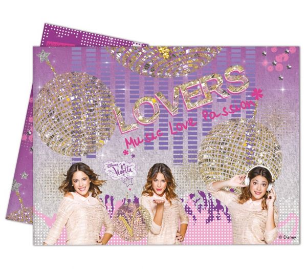 Tischdecke - Plastik - Violetta - Gold Edition - 120x180cm