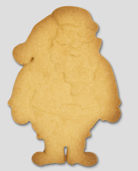 Ausstecher - Edelstahl - Weihnachten - Weihnachtsmann - 9cm