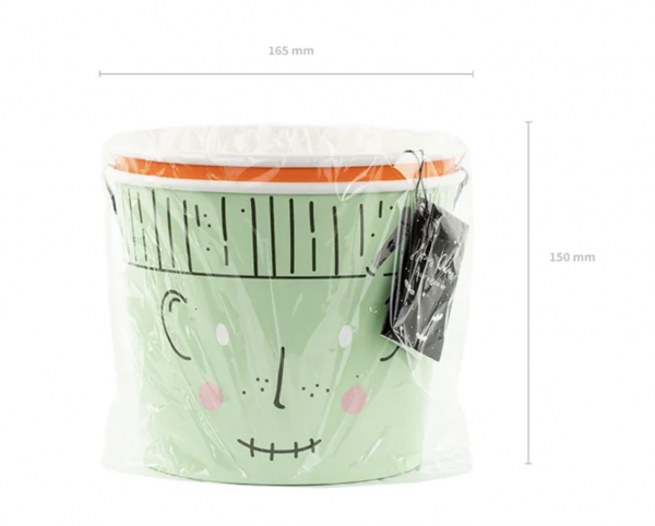 Halloween - Papier Süssigkeiten Eimer - 13.5cm -2Stück