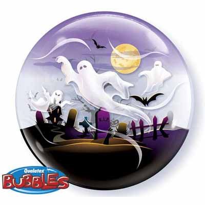 Bubble Ballon - Halloween - Gespenst - 56cm