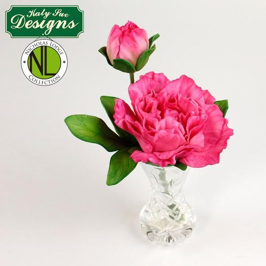 KatySue - Silikonform - Pfingstrosen Blätter - Veiner