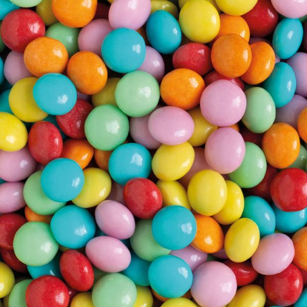 Mini Schokolinsen - bunt - 80g-10mm Durchmesser