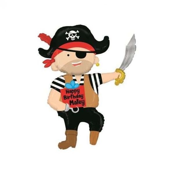 Folienballon - Pirat Figur - 112cm
