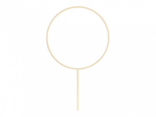 Cake Topper - Holz - rund Ø 14cm