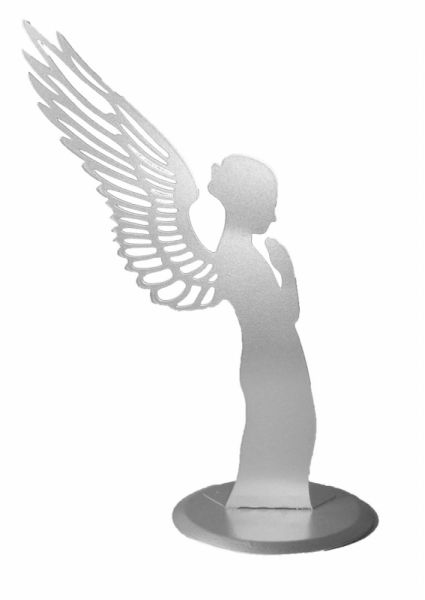 Metallständer - Engel - Silber